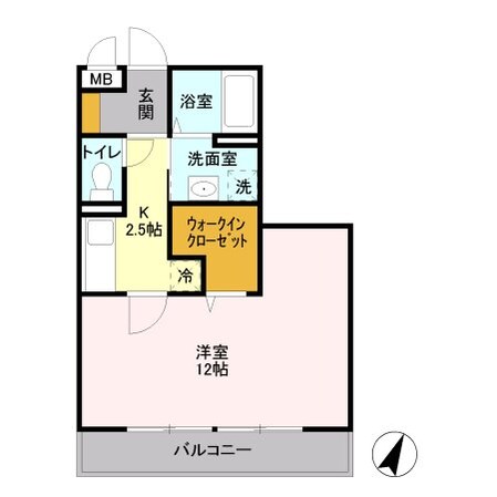 スカイシティ・ベルテの物件間取画像